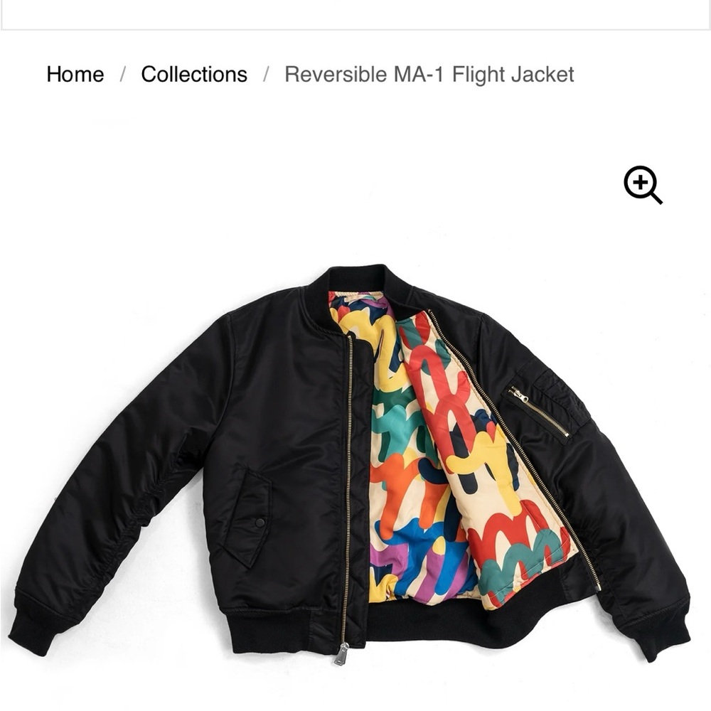 Milford Reversible Black MA-1 Flight Jacket